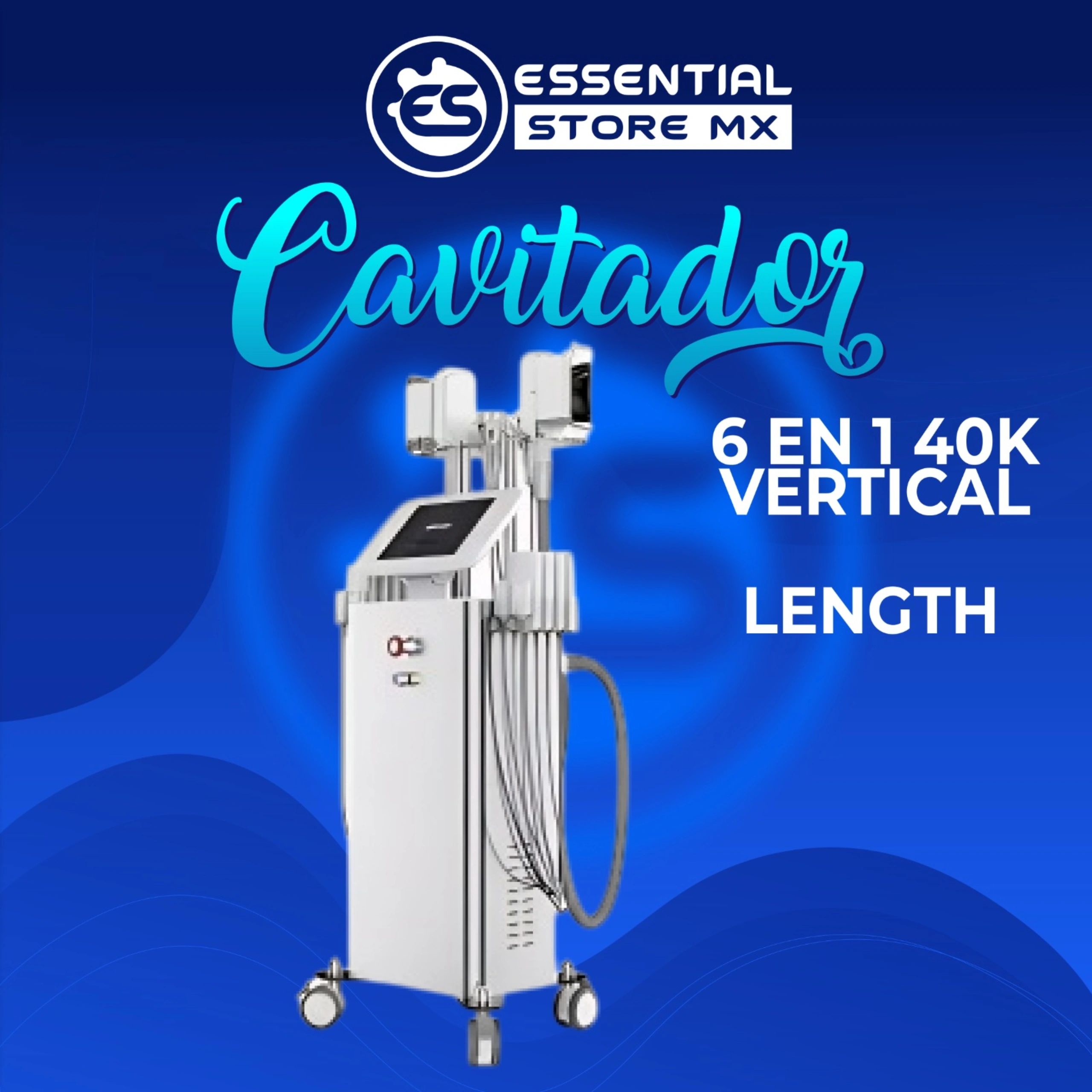 Cavitador 6 en 1 40K - Vertical Length