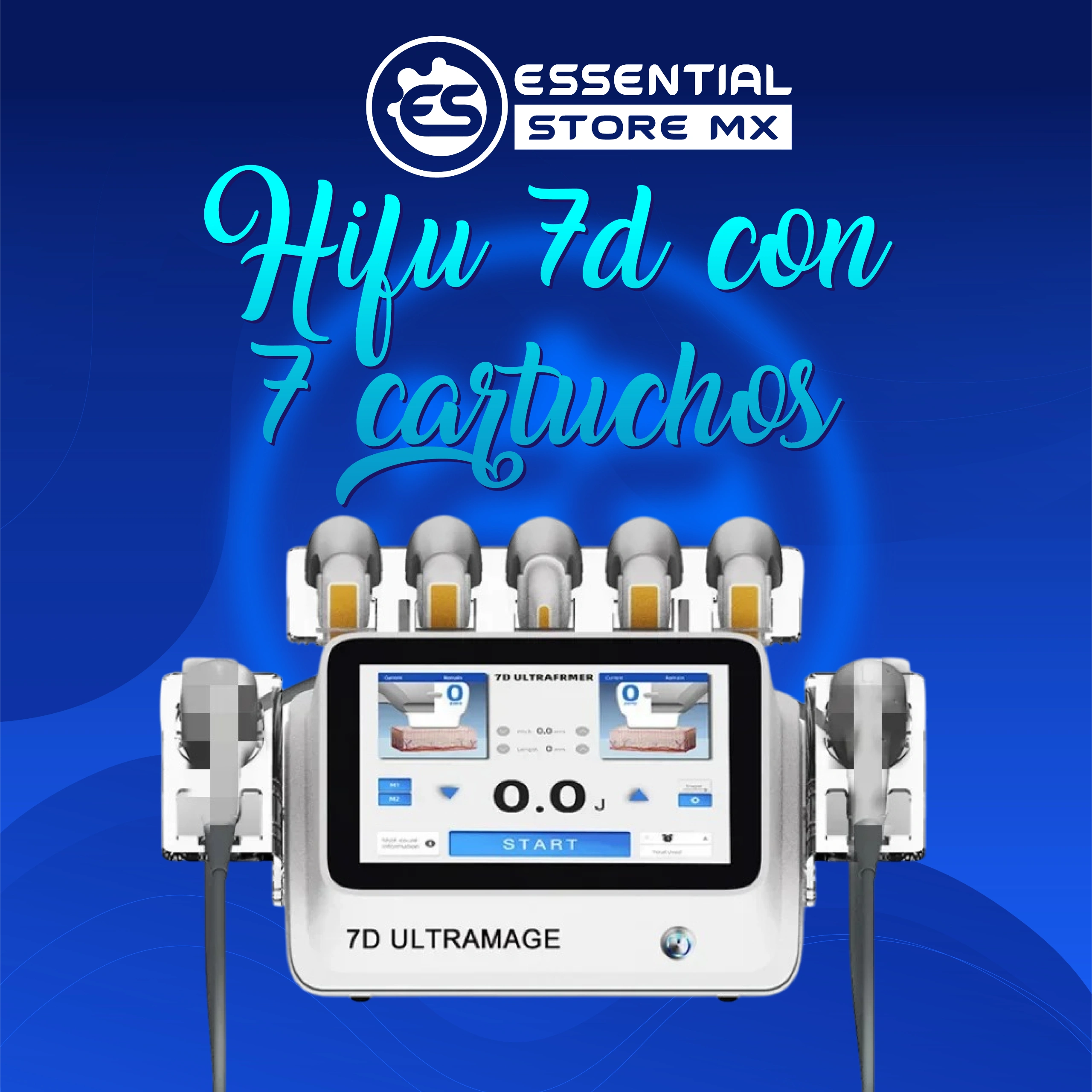 HIFU 7D con 7 Cartuchos