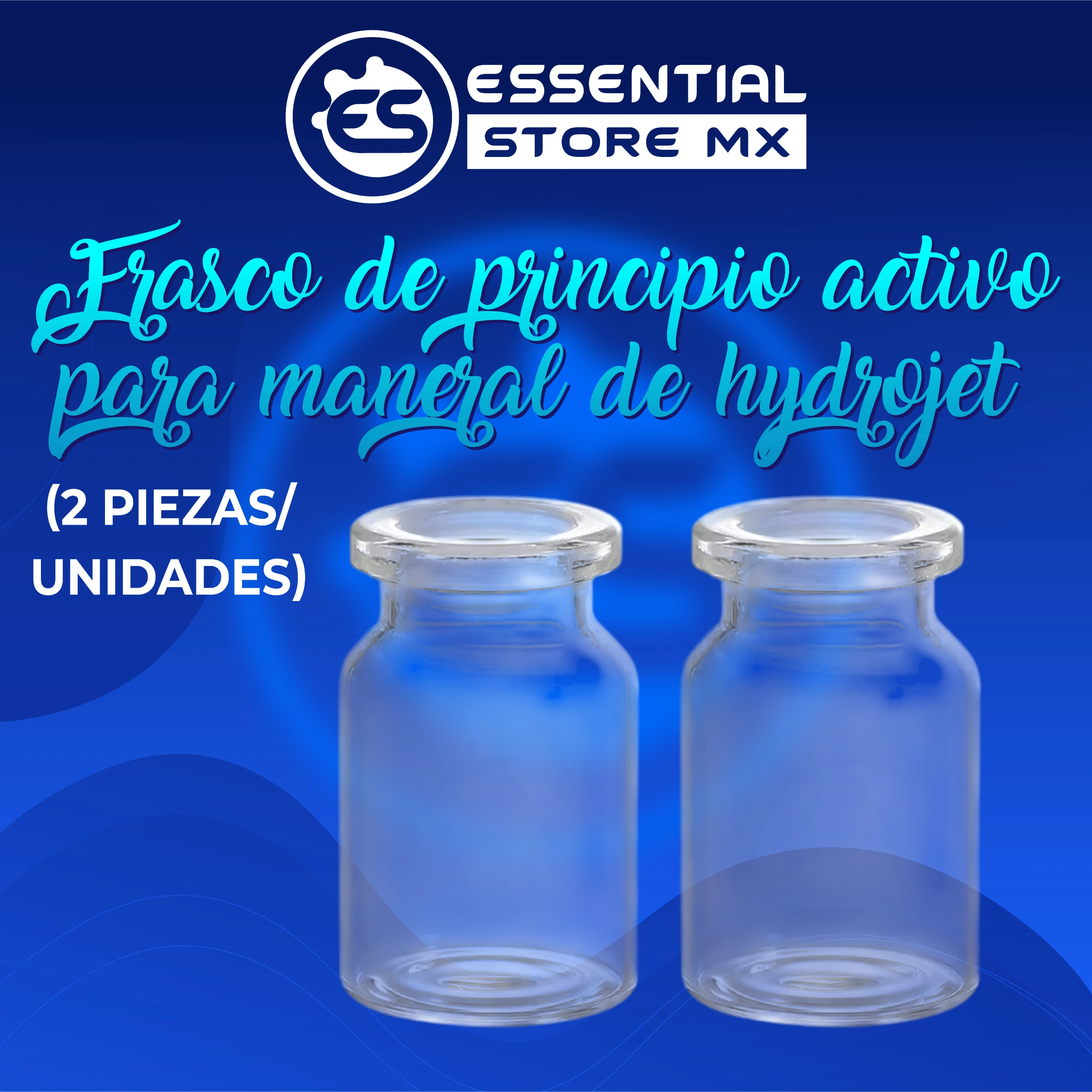 Frasco de Principio Activo para Maneral de Hydrojet (2 Piezas)