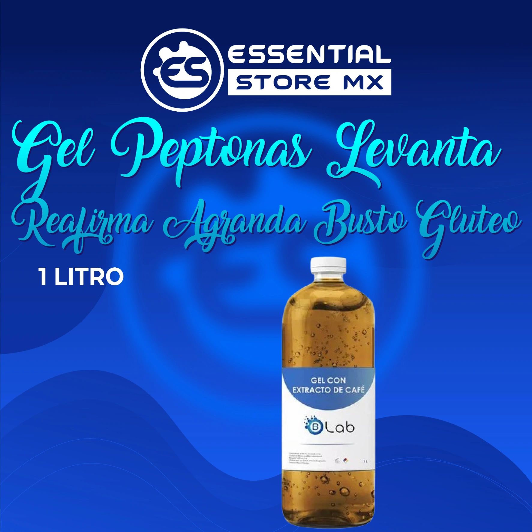 Gel Peptonas Levanta Reafirma Agranda Busto Glúteo 1 Lts