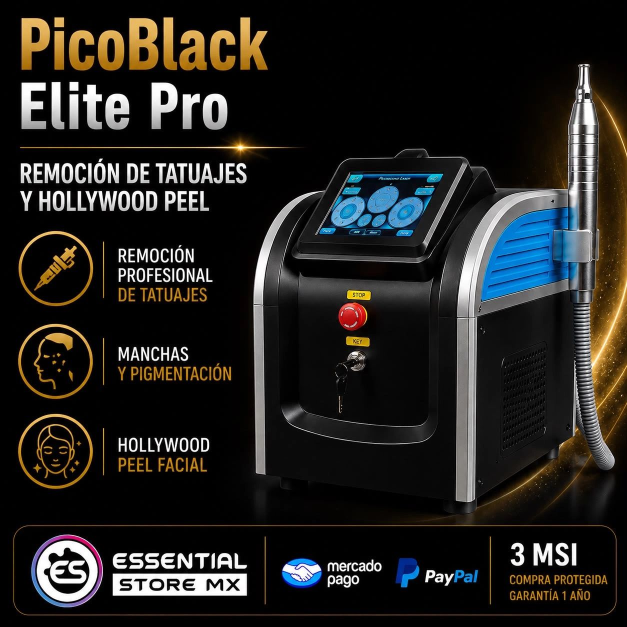 PicoBlack Elite Pro Láser Picosegundos — imagen 1