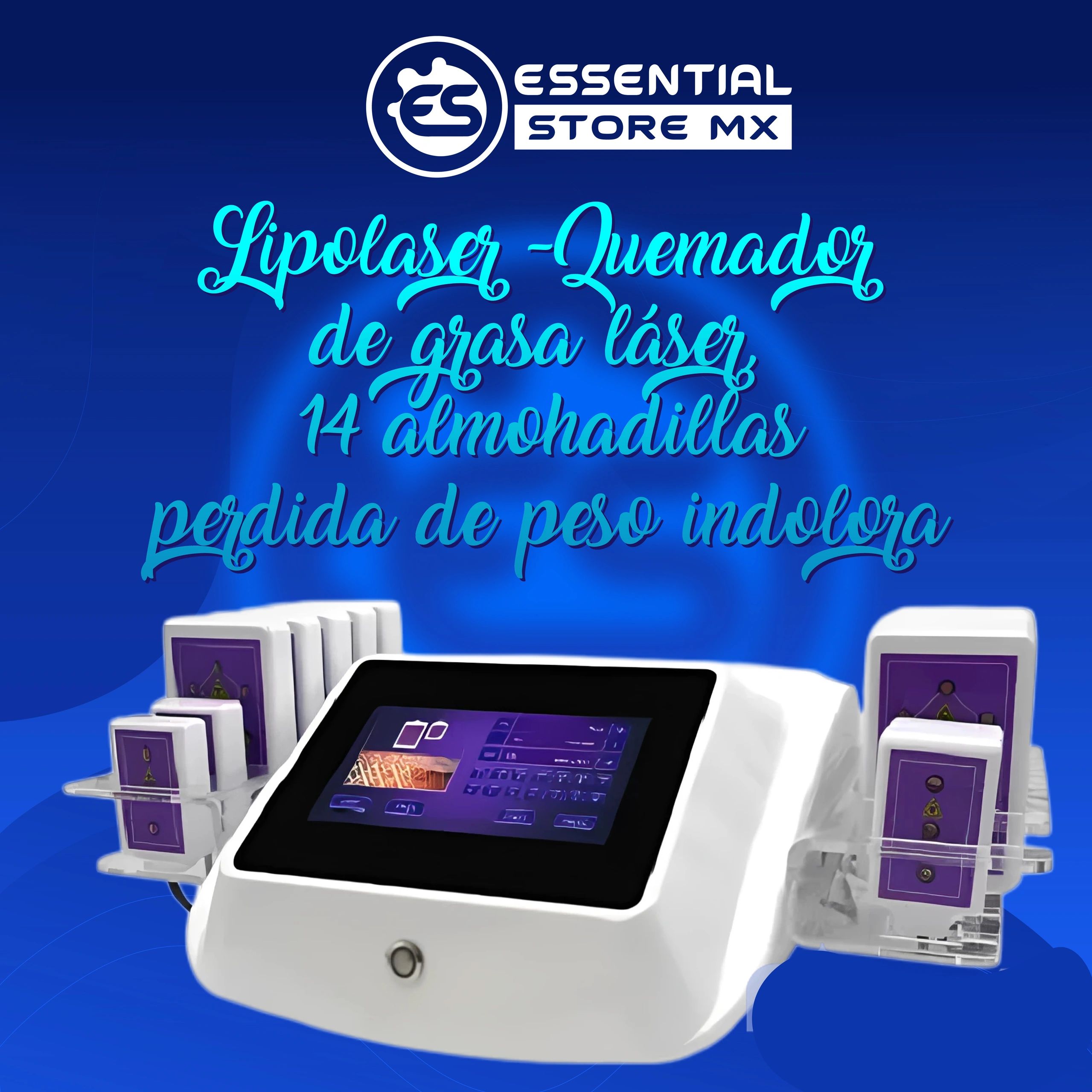 Lipolaser Quemador de Grasa Láser 14 Almohadillas