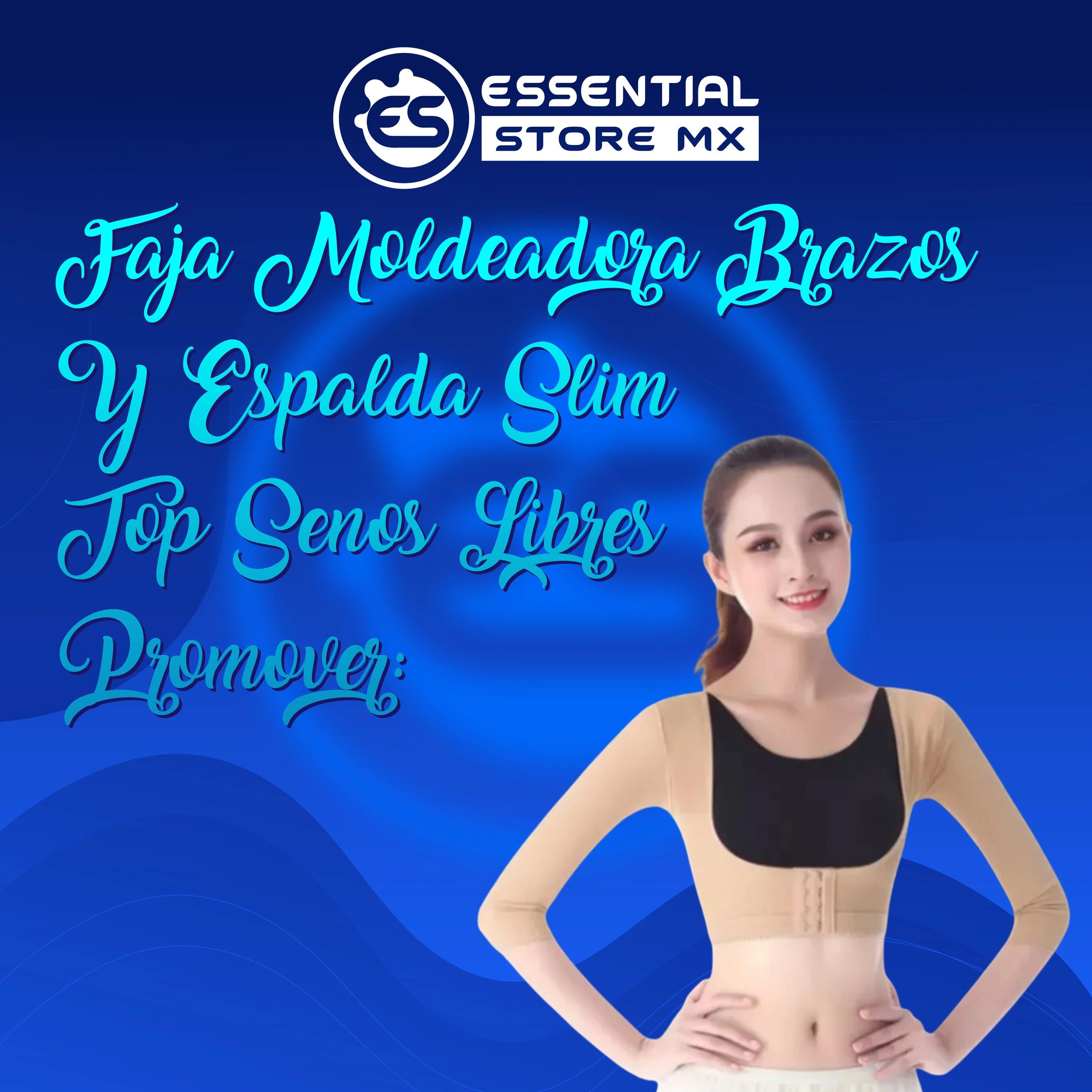 Faja Moldeadora Brazos y Espalda Slim Top Senos Libres