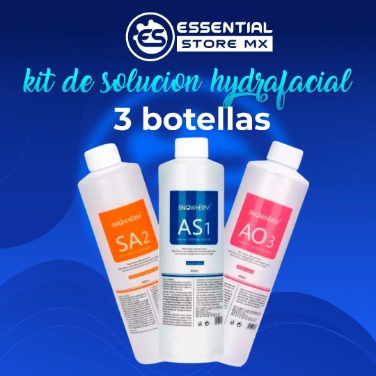 Kit de Solución Hydrafacial 3 Botellas