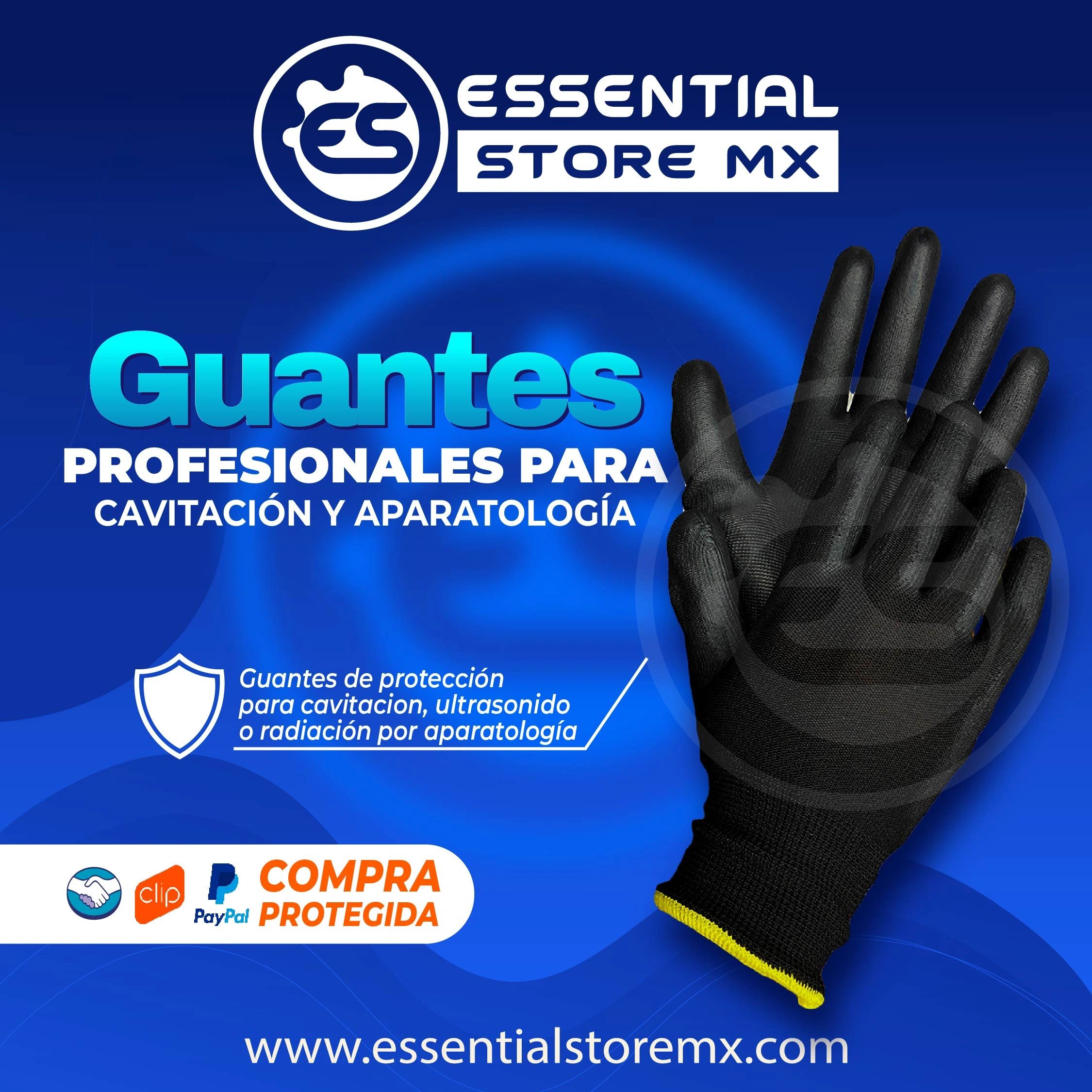 Guantes Profesionales para Cavitación y Aparatología